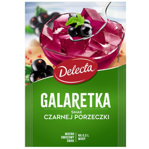 DELECTA GALARETKA CZARNA PORZECZKA - 75G