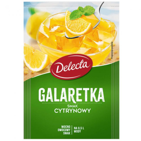 DELECTA GALARETKA SMAK CYTRYNOWY- 75G