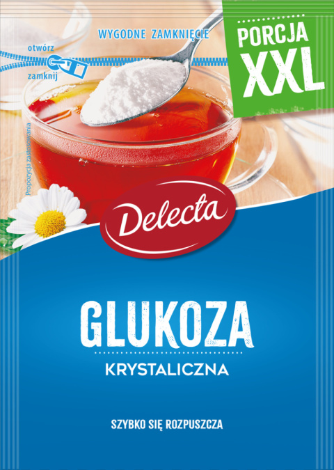 DELECTA GLUKOZA KRYSTALICZNA W PROSZKU - 100G DELECTA GLUKOZA KRYSTALICZNA W PROSZKU - 100G