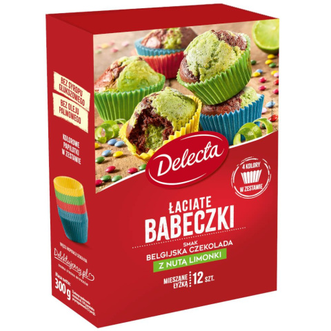 DELECTA ŁACIATE BABECZKI Z NUTĄ LIMONKI - 300G