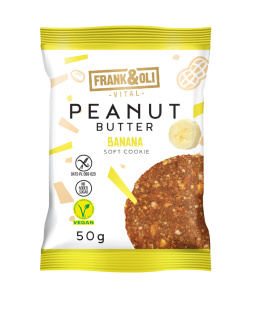 FRANK&OLI Peanut butter Banana miękkie ciasteczko 50g