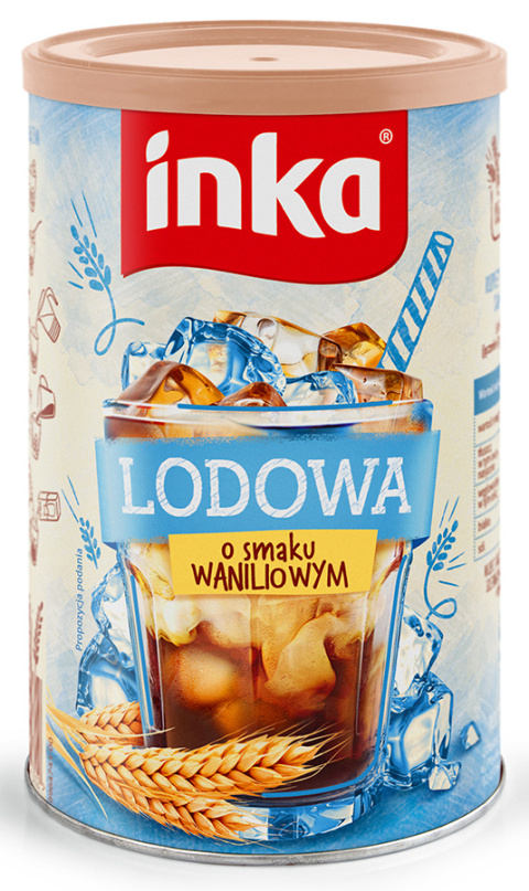 Inka lodowa rozpuszczalna kawa zbożowa o smaku waniliowym 120G