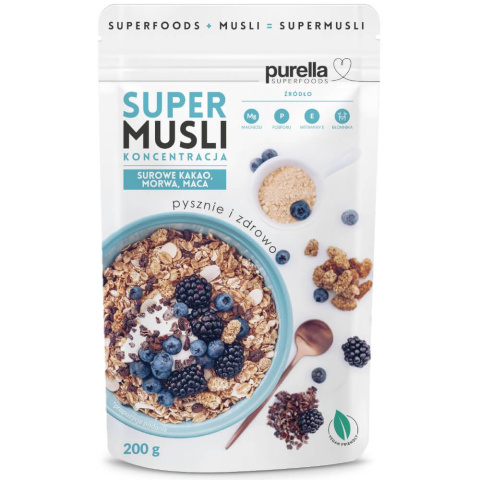 PURELLA SUPERFOODS SUPERMUSLI Koncentracja 200g PURELLA SUPERFOODS SUPERMUSLI Koncentracja 200g
