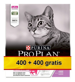 PURINA PRO PLAN STERILISED karma dla kota z indykiem 400g+400g 0,8kg