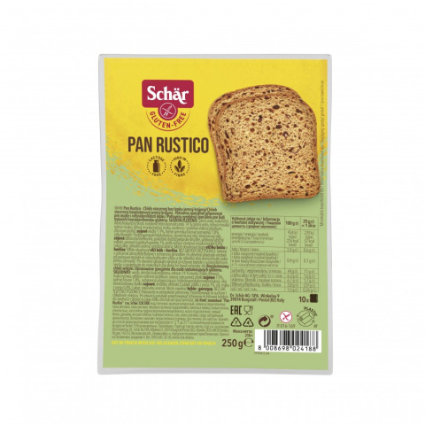 SCHAR Chleb wiejski bezglutenowy PAN RUSTICO 250g