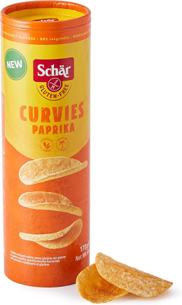 SCHAR bezglutenowe chipsy paprykowe CURVIES PAPRIKA 170g