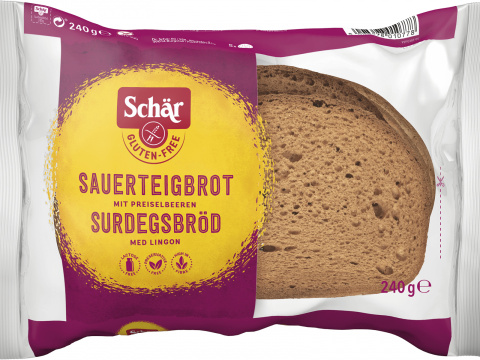 SCHAR chleb wiejski bezglutenowy SURDEGSBROD 240g