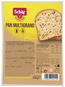 SCHAR chleb bezglutenowy wieloziarnisty PAN MULTIGRANO 250g