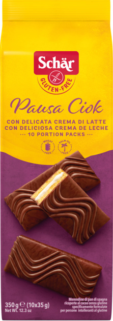 SCHAR ciastka torciki biszkoptowe bezglutenowe PAUSA CIOK 350g SCHAR ciastka torciki biszkoptowe bezglutenowe PAUSA CIOK 350g