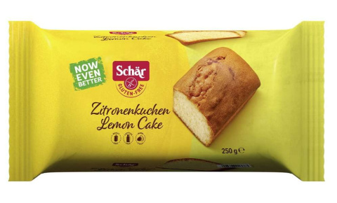SCHAR ciasto cytrynowe bezglutenowe LEMON CAKE 250g SCHAR ciasto cytrynowe bezglutenowe LEMON CAKE 250g