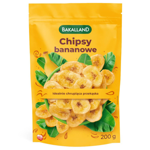 BAKALLAND Chipsy bananowe 200g BAKALLAND Chipsy bananowe 200g