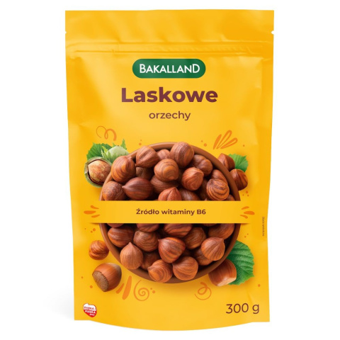 BAKALLAND ORZECHY LASKOWE 300G BAKALLAND ORZECHY LASKOWE 300G