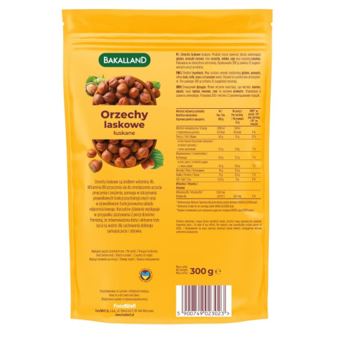 BAKALLAND ORZECHY LASKOWE 300G BAKALLAND ORZECHY LASKOWE 300G