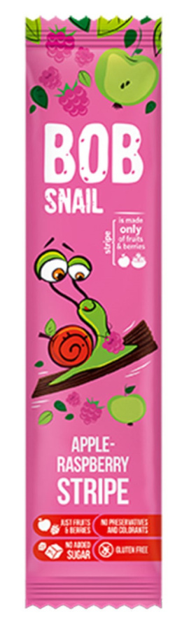 BOB SNAIL Przekąska jabłkowo-malinowa 14g