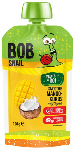 BOB SNAIL smoothie mango-kokos-cytryna 120g