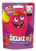 BeRAW Kids Żelki Malina z chrupkami 35g Purella Food.