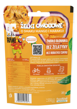 BeRAW Kids Żelki Mango - Marakuja 35g Purella Food.