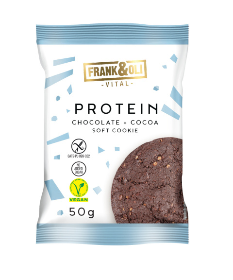 .CIASTKO BROWNIE PROTEINOWE Czekolada 50G FRANK&OLI.