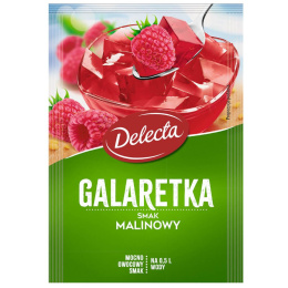 DELECTA GALARETKA SMAK MALINOWY - 75G