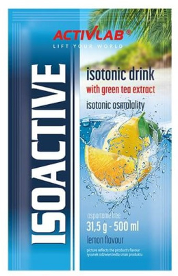 ISOACTIVE Izotonik funkcjonalny-napój w proszku LEMON CYTRYNA 31,5g