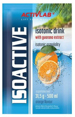 ISOACTIVE Izotonik funkcjonalny-napój w proszku ORANGE 31,5g
