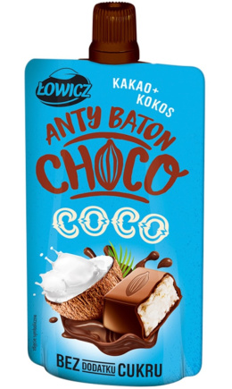 ŁOWICZ Anty Baton Choco Coco Mus kakao + kokos 100 g