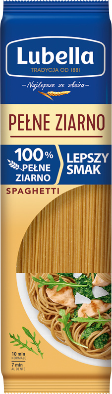 LUBELLA Makaron spaghetti Pełne Ziarno 400g