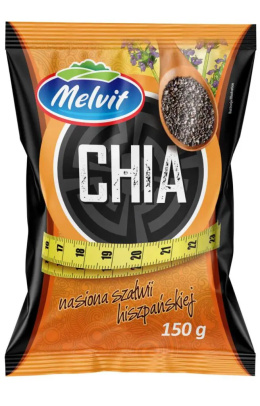 MELVIT CHIA nasiona szałwii hiszpanskiej 150g