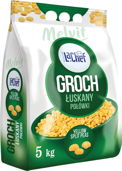 MELVIT LA CHEF Groch łuskany połówki 5kg