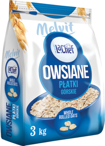 MELVIT La Chef Płatki owsiane górskie 3kg