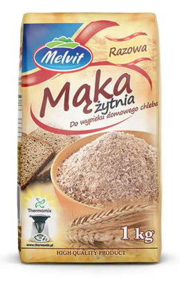 MELVIT Mąka żytnia razowa 1kg