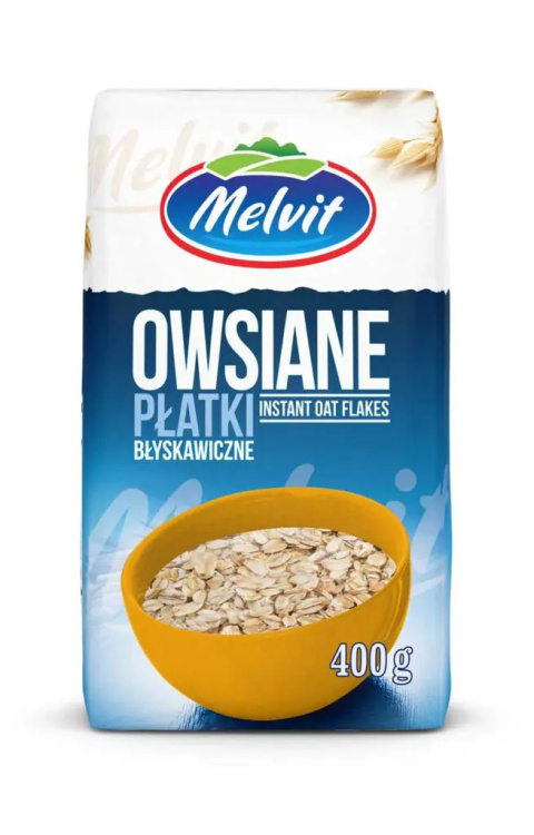 MELVIT Płatki owsiane błyskawiczne 400g