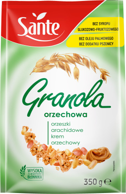 SANTE Granola Orzechowa 350g