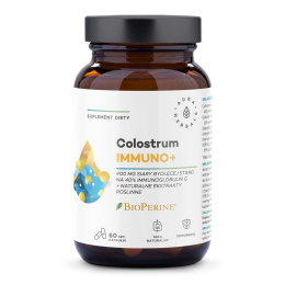 AURA HERBALS Colostrum Immuno + BioPerine® kapsułki 60 szt