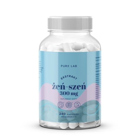 AURA HERBALS PURE LAB Ekstrakt z żeń-szenia 300 mg kapsułki 240szt