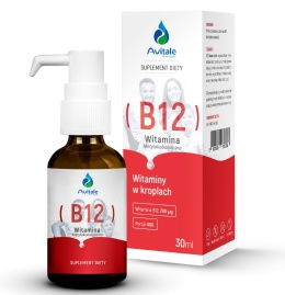 AVITALE Witamina B12 Metylokobalamina 200ug 30ml