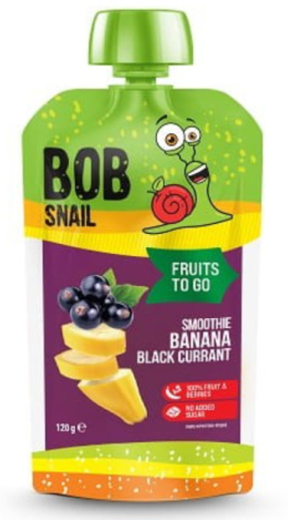 BOB SNAIL smoothie banan czarna porzeczka 120g