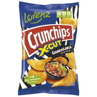 CRUNCHIPS Chipsy X-CUT Chakalaka 140g LORENZ