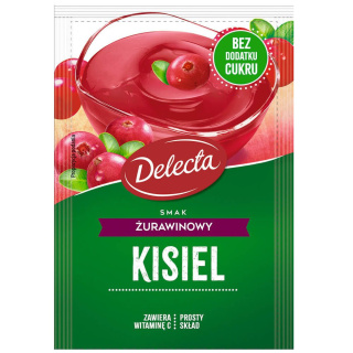 DELECTA KISIEL SMAK ŻURAWINOWY 38G