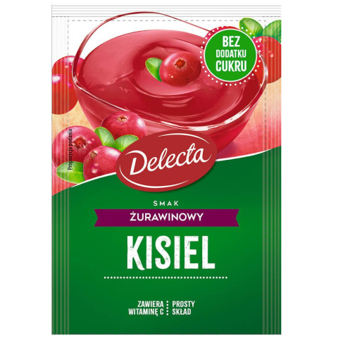 DELECTA KISIEL SMAK ŻURAWINOWY 38G DELECTA KISIEL SMAK ŻURAWINOWY 38G