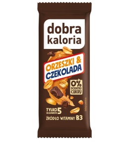 DOBRA KALORIA baton orzeszki&czekolada 35g