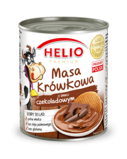 HELIO Masa krówkowa kajmak o smaku czekoladowym Premium 400g