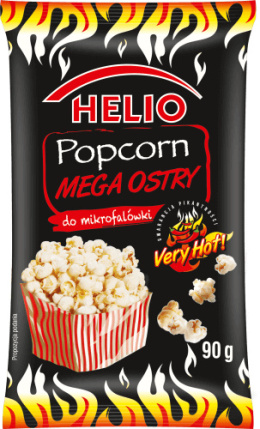 HELIO Popcorn do mikrofalówki mega ostry 90G