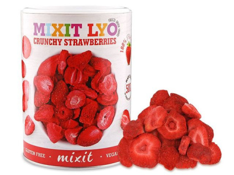 MIXIT Chrupiąca truskawka liofilizowana 50g MIXIT Chrupiąca truskawka liofilizowana 50g