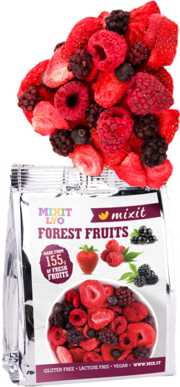 MIXIT chrupiące owoce liofilizowane owoce leśne 20g