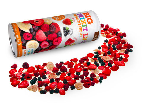 MIXIT Duze Chrupiące owoce liofilizowane mix 150g MIXIT Duze Chrupiące owoce liofilizowane mix 150g