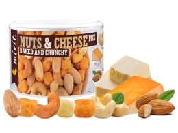 MIXIT Nuts & Cheese Mix prażonych orzechów i chrupiących serów 120g