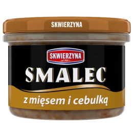 Skwierzyna Smalec z Mięsem i cebulką w słoiku 160g