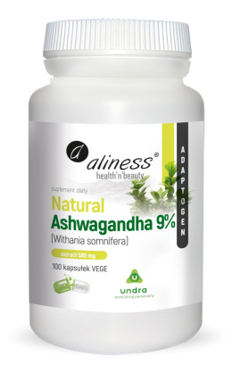 ALINESS Natural Ashwagandha 580 mg 9% 100 Vege caps