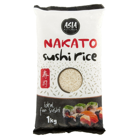 ASIA KITCHEN Ryż do sushi NAKATO 1 KG ASIA KITCHEN Ryż do sushi NAKATO 1 KG